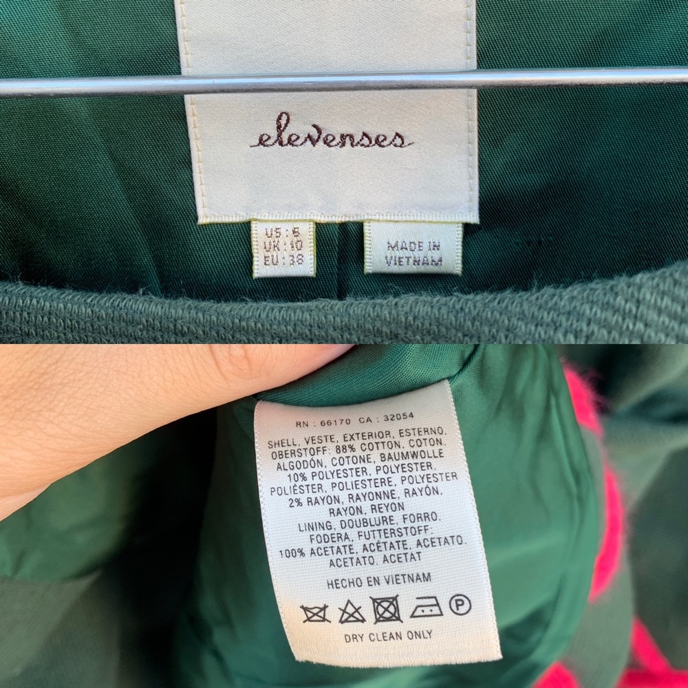 Anthropologie Elevenses Tamarisk Lattice Coat 6 - Picture 6 of 8